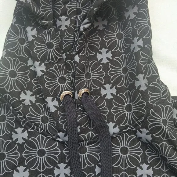 Chrome Hearts All-Over Print Hooded Sweatshirt